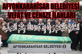 07 - 13 ŞUBAT 2016 VAFAT VE CENAZE İLANLARI