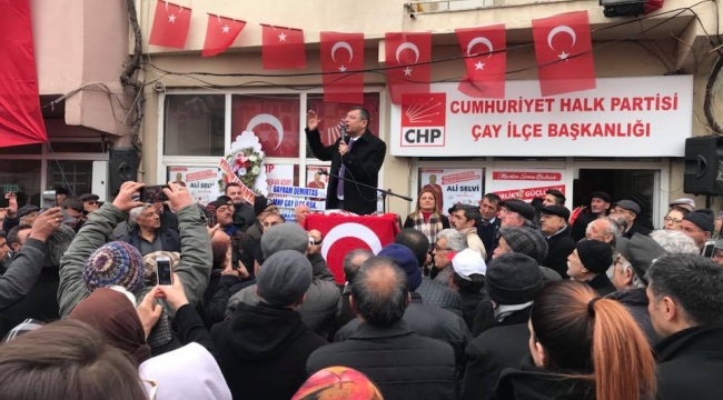 CHP Grup Başkan Vekili Özel : 'bizi seçmezseniz mahvoldunuz' diye korkutuyorlar