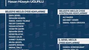 Saadet Partisi İGM ve Belediye Meclis Üyeleri belli oldu