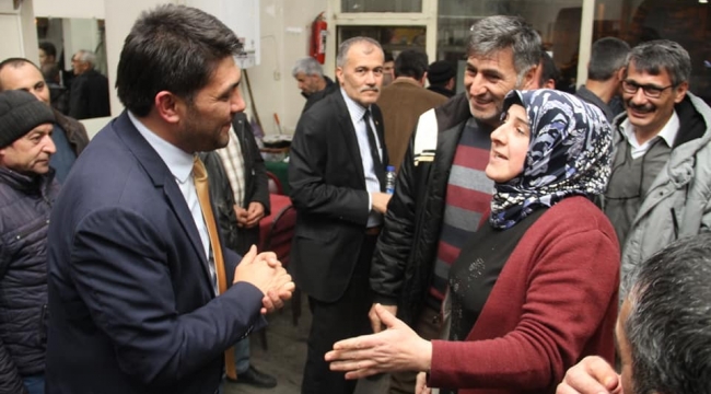 Çetinkaya : Belediyecilik dokunmaktır, aşkla sorunlara odaklanmaktır