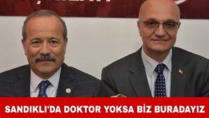 MHP Milletvekili Mehmet Taytak Sandıklı'da Doktor Yoksa Biz Buradayız.