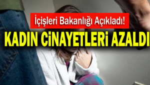 İçişleri bakanlığı açıkladı : Kadın cinayetleri azaldı