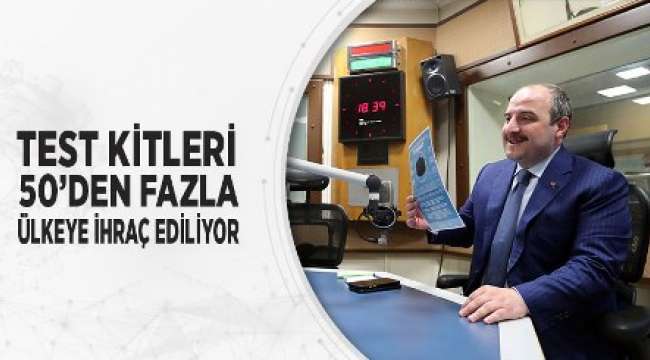 Test Kitleri 50’den Fazla Ülkeye İhraç Ediliyor