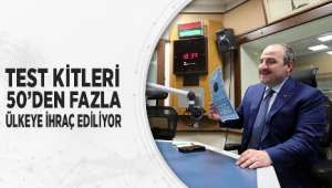 Test Kitleri 50’den Fazla Ülkeye İhraç Ediliyor