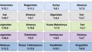 Türkiye'de ikamet eden nüfusun %3,2'si yurt dışı doğumlu