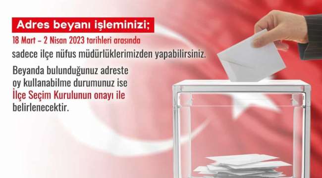 Afyon Valiliği'nden adres be7yanı ile ilgili önemli açıklama