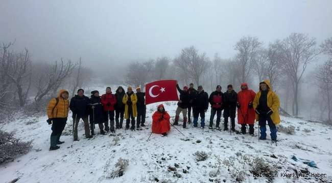 Bolvadin Dağcılık Kulübü Şehitleri Anma Yürüyüşü Gerçekleştirdi