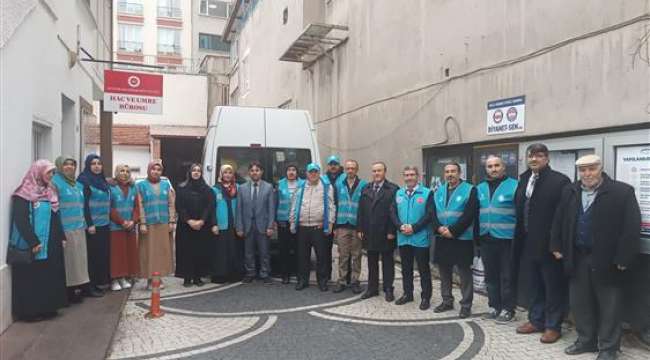 Afyonkarahisar Müftülüğü gönüllü personeli Hatay İskenderun'a Gidiyor.