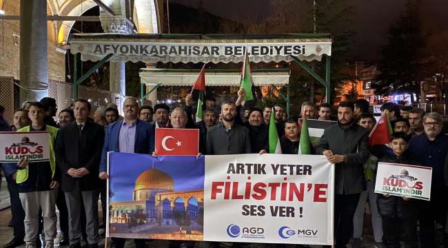 Anadolu Gençlik Derneği : Artık yeter, Filistin'e ses ver