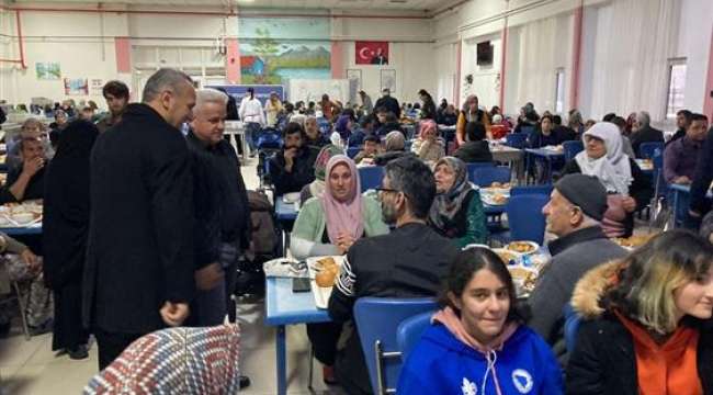 Çiğiltepe KYK Öğrenci Yurdunda Depremzedelerle İftar programı