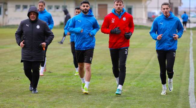 Mor şimşekler Erzincanspor maçı hazırlıklarını sürdürüyor