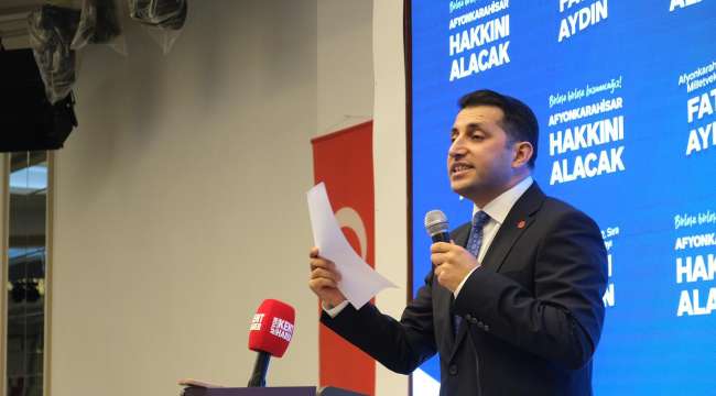 SP’li Aydın : Afyon bu kadar potansiyeline ve üretkenliğine rağmen hakkını alamayan bir şehirdir.