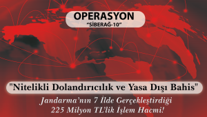 SİBERAĞ-10 Operasyonu: 225 Milyon TL’lik İşlem Hacmi!