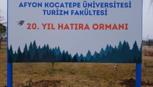 AKÜ Turizm Fakültesi’nden 20. Yıl Hatıra Ormanı