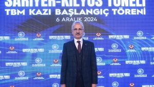 BAKAN URALOĞLU, TÜRKİYE’NİN EN BÜYÜK 3. TÜNEL AÇMA MAKİNESİNE START VERDİ