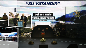 Cumhurbaşkanı Erdoğan, DSİ'nin 564 Tesisi İçin Toplu Açılış Töreni Düzenledi