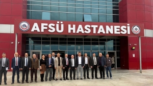 Kocaeli Üniversitesi Hastanesi Yöneticilerinden AFSÜ Hastanesine Tecrübe Paylaşım Ziyareti