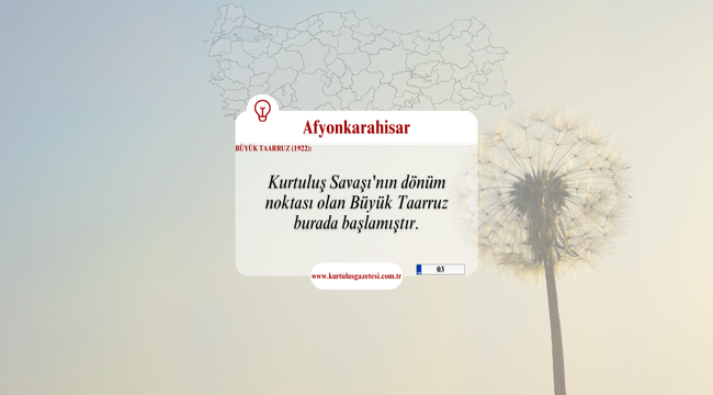 03 - Afyonkarahisar