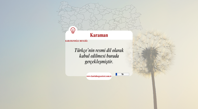 70 - Karaman