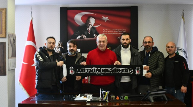 Artvin Beşiktaşlılar Derneği’nden Başkanımıza Ziyaret