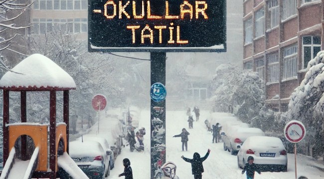 İstanbul’da Eğitime Kar Engeli: 12 Şubat’ta Okullar Tatil!