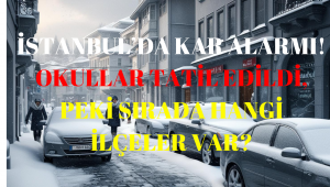 İstanbul’da Kar Alarmı! Okullar Tatil Edildi, Peki Sırada Hangi İlçeler Var