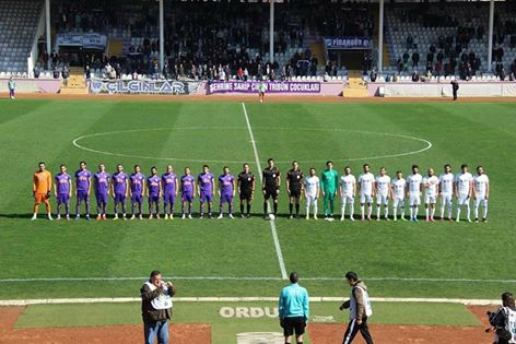 Afjet Afyonspor Orduspor Maçı ilk yarı sona erdi