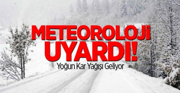 Afyonkarahisar’da Yoğun Kar Yağışı bekleniyor Dikkat!