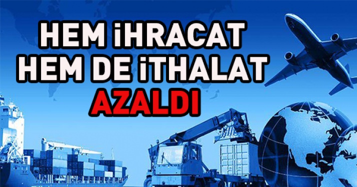 Afyonkarahisar'da ihracat ve ithalat azaldı.