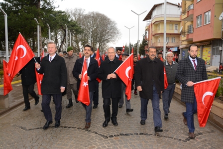  Atatürk'ün Dinar’a geliş yıl dönümü coşkuyla kutlandı