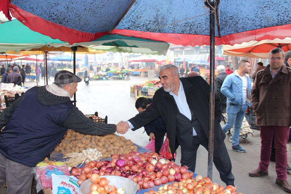 Başkan Kargın, Pazar Yerini Ziyaret Etti