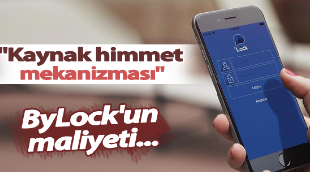 ’ByLock’un yaklaşık maliyeti 1 milyon lira’