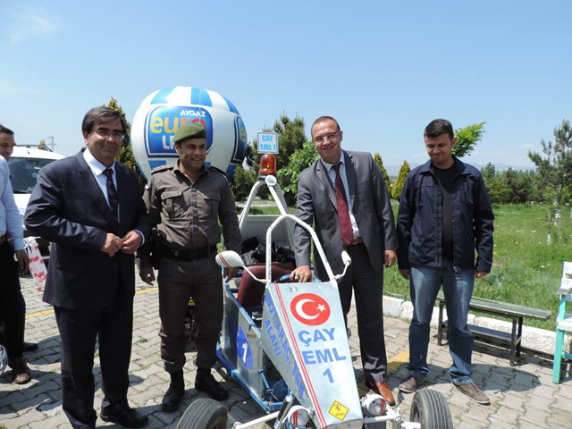 Çay MYO prototip motorlu araçlar etkinliği düzenledi