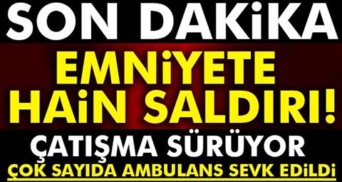 Diyarbakır Çınar'da emniyete saldırı